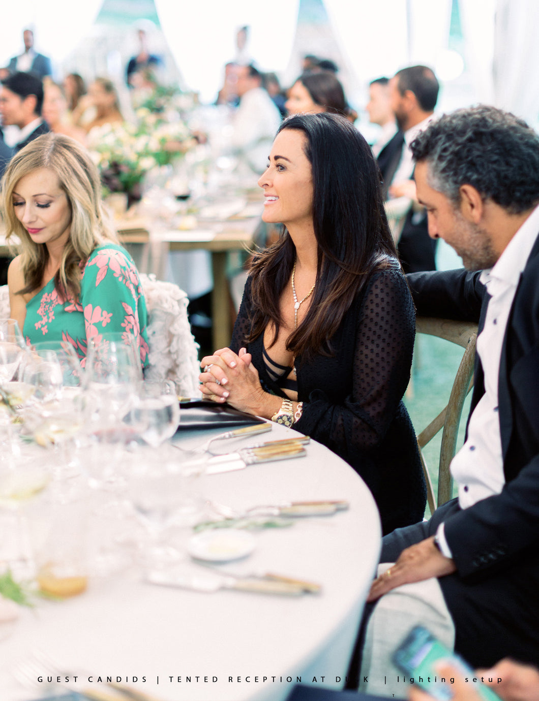 Illuminate Series Lighting Templates - Guest Candids | Tented Reception at Dusk